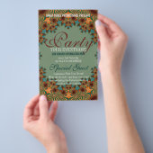 ファンキー アースィ モダン ソーシャル パーティー レディ メイド フライヤー (ハンドル)