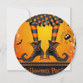 ファンキー・ウィムジカル・ウィッチ・レッグス ハロウィンパーティー 招待状