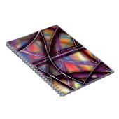 ファンキー カラー ラインズ ノートブック (右側)