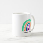 ファンキー レインボー ラブ コーヒーマグカップ (正面右)
