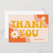 ファンキー レトロ カスタマイズ サンクス サンキューカード (正面/裏面)