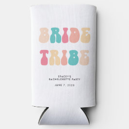 ファンキー レトロ ヴィンテージ ブライズ トライブ バチェロレッテ パーティー スリム缶クーラー