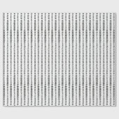 ファンキー、白黒の抽象芸術パターン ラッピングペーパー (フラット)