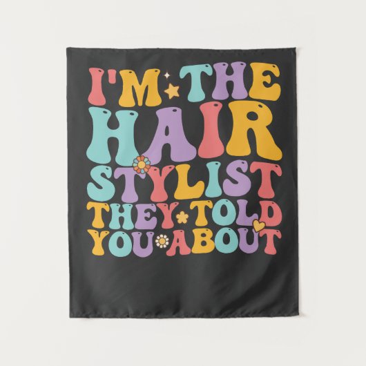 ファンキー 私があの美容師だよ みんなが話してたやつ タペストリー (正面)