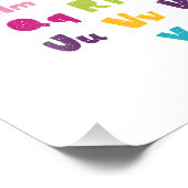 ファンキーABCアーリー学ズABCア学ート フォトプリント            (角)