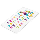 ファンキーABCアーリー学ズABCア学ート マグネット (左側)