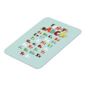 ファンキーABCアーリー学ズABCア学ート マグネット (左側)