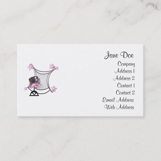 ファンキーPink Business Card 名刺 (正面)