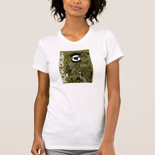 ファンクのクラッシュのワイシャツ Tシャツ (正面)