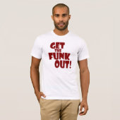ファンクをティーにのせます得て下さい Tシャツ (正面フル)