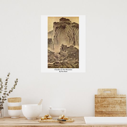 ファンクアン山の旅行者 ポスター (キッチン)