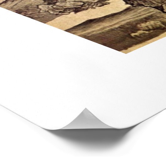 ファンクアン山の旅行者 ポスター (角)