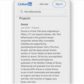 ファンクフォーク帯 シール (正面)