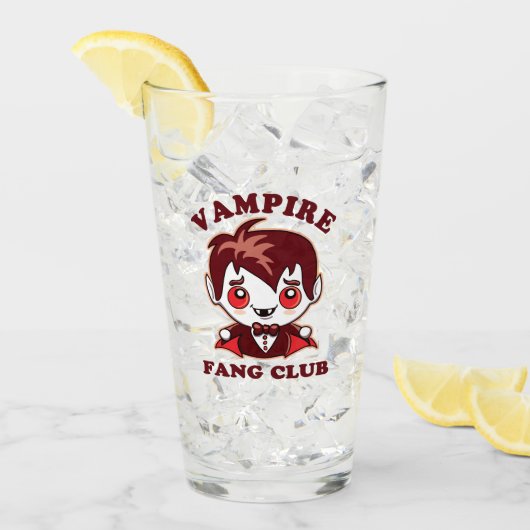 ファンクラブ |パおもしろいンと可愛い吸血鬼 タンブラーグラス (アイス正面)