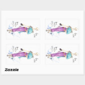 ファンクラブ 長方形シール (シート)