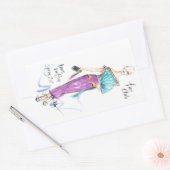 ファンクラブ 長方形シール (封筒)