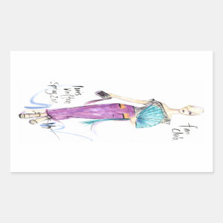 ファンクラブ 長方形シール