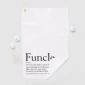 ファンクルおじさん定義 現代の楽しみ ゴルフタオル (インサイチュ)