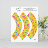 ファンクレトロカップケーキラッパー、黄色のカップケーキラップ (スタンド正面)