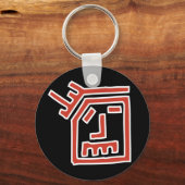 ファンク顔 キーホルダー (正面)