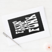 ファンク 長方形シール (封筒)