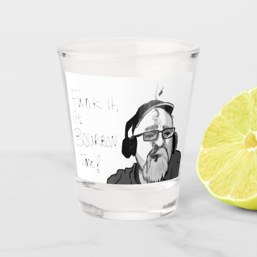 ファンクItがガラスを撃った ショットグラス (正面)