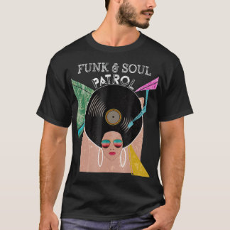 ファンクSOUL PATROL 70s 80sヴィンテージAfroグラフィック Tシャツ