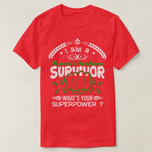 ファンコニス認識度生存者Whats Your Su Tシャツ (デザイン正面)