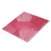 ファンコーラルプリントサンジェックスオブコーラルピンク タイル (側面)