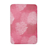 ファンコーラルプリントサンジェックスオブコーラルピンク バスマット (正面縦)