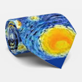 ファンゴッホによる星空の夜 – Swirling Sky Tie ネクタイ (ロール)
