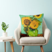 ファンゴッホのひまわり(3) クッション (椅子)
