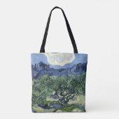 ファンゴッホのオリーブの木の風景絵を描ズ トートバッグ (裏面)