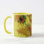 ファンゴッホのサンフラワーズヴィンテージファインアート マグカップ (左)