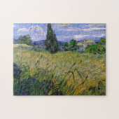 ファンゴッホのヒノキと緑の小麦畑。 ジグソーパズル (横)