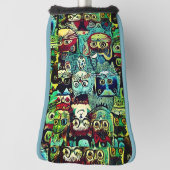 ファンゴッホの星空の夜、1889ゴルフヘッドカバー ゴルフヘッドカバー (回転90)