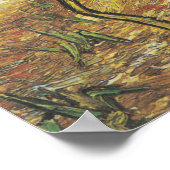 ファンゴッホの木々クラシックの絵を描庭 ポスター (角)