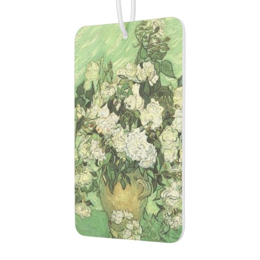 ファンゴッホの花が花瓶 カーエアーフレッシュナー (左)