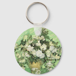 ファンゴッホの花が花瓶 キーホルダー