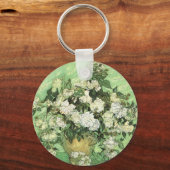 ファンゴッホの花が花瓶 キーホルダー (裏面)