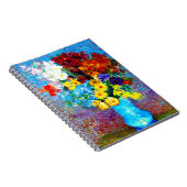 ファンゴッホの花が青い花瓶 ノートブック (右側)