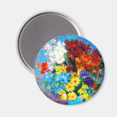 ファンゴッホの花が青い花瓶 マグネット (正面/裏面)