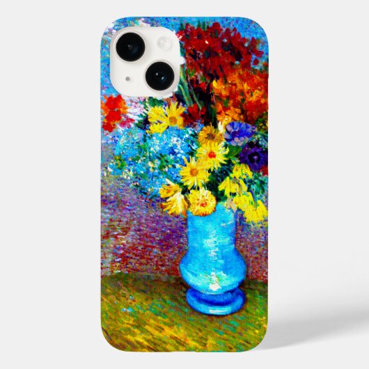 ファンゴッホの花が青い花瓶 Case-Mate iPhoneケース (裏面)