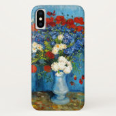 ファンゴッホの花瓶とコーンフラワーとケシ Case-Mate iPhoneケース (裏面)