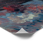 ファンゴッホの花瓶中国のとアスターとグラジオリ ポスター (角)