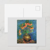 ファンゴッホの銅製の花瓶 シーズンポストカード (正面/裏面)