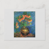 ファンゴッホの銅製の花瓶 シーズンポストカード (正面)