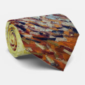 ファンゴッホの「オリーブツリー」デザインネクタイ ネクタイ (ロール)