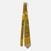 ファンゴッホひまわりデザインタイ ネクタイ (裏面)