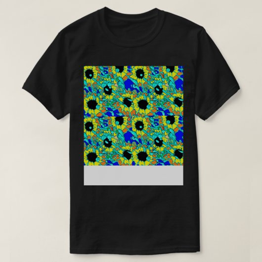 ファンゴッホひまわり大 Tシャツ (デザイン正面)